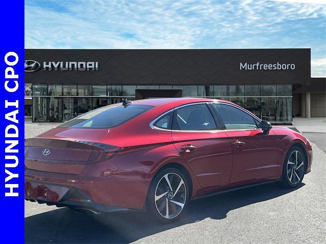 used 2021 Hyundai Sonata car, priced at $19,600