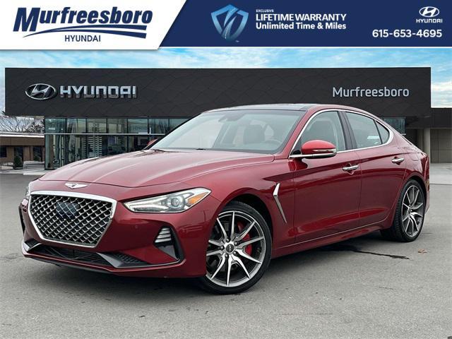 used 2021 Genesis G70 car, priced at $25,586