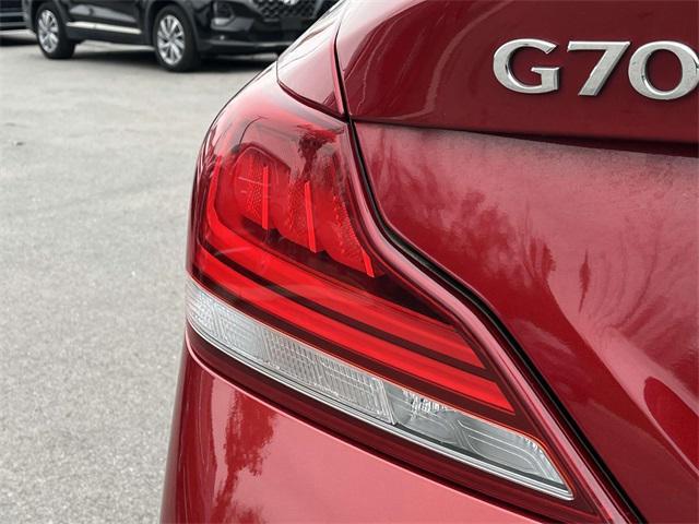 used 2021 Genesis G70 car, priced at $25,029