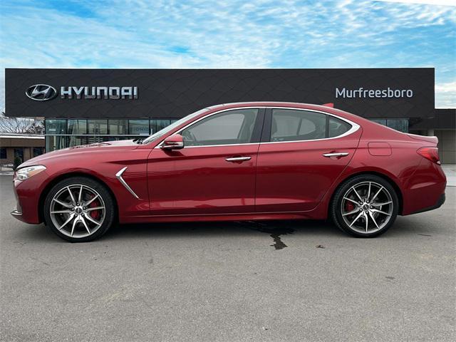 used 2021 Genesis G70 car, priced at $25,029