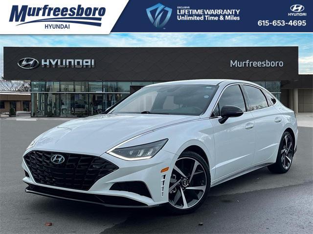 used 2021 Hyundai Sonata car, priced at $19,956