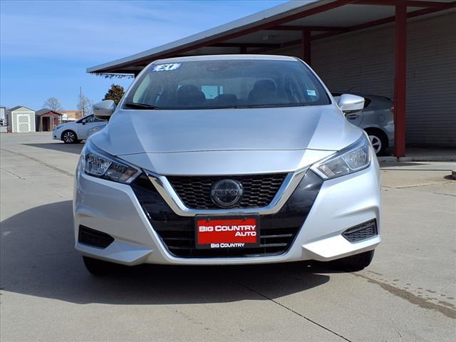used 2021 Nissan Versa car, priced at $15,999