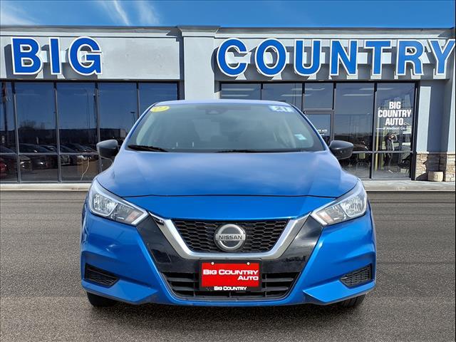 used 2021 Nissan Versa car, priced at $14,999