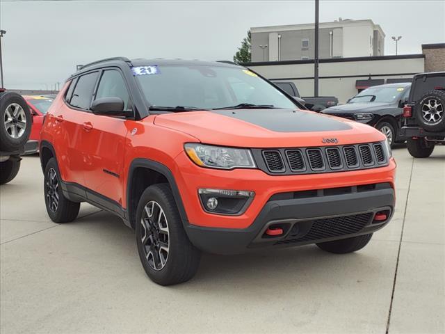 used 2021 Jeep Compass car, priced at $26,999