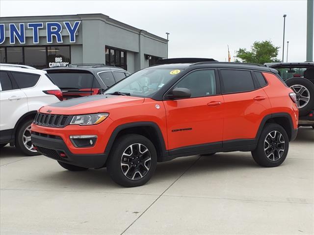 used 2021 Jeep Compass car, priced at $26,999