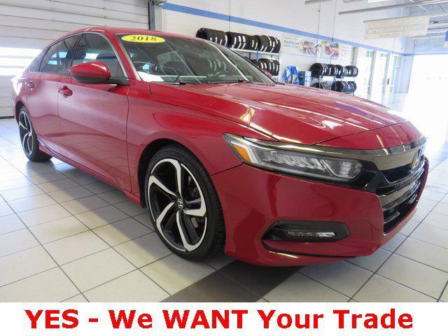 used 2018 Honda Accord car, priced at $17,300