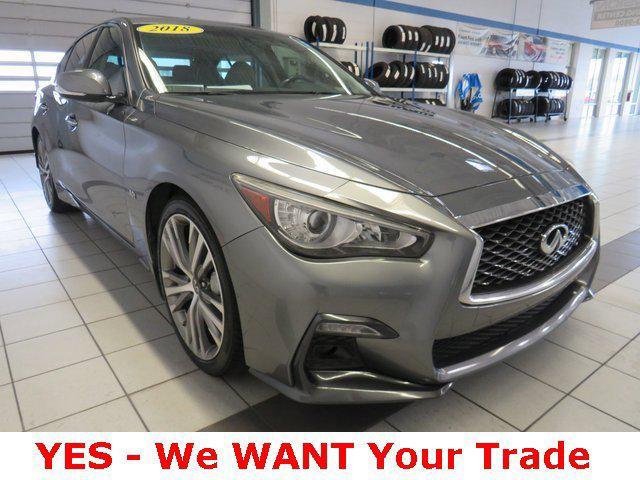 used 2018 INFINITI Q50 car, priced at $17,400