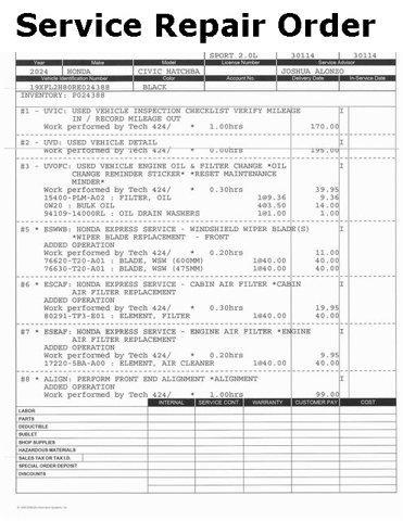 used 2024 Honda Civic car, priced at $25,000