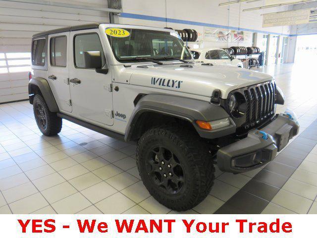 used 2023 Jeep Wrangler 4xe car, priced at $29,000