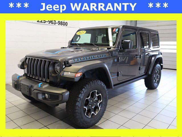 used 2023 Jeep Wrangler 4xe car, priced at $33,500