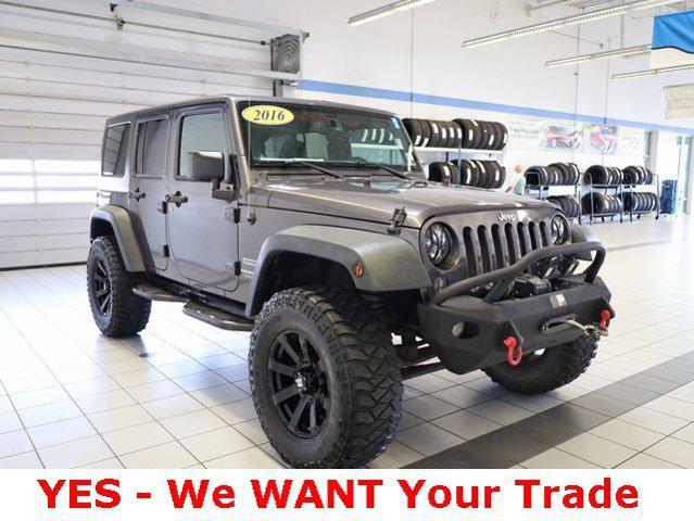 used 2016 Jeep Wrangler Unlimited car, priced at $21,000