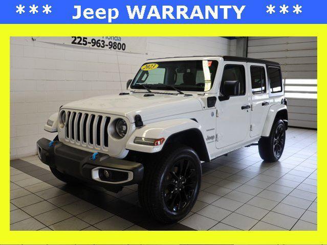 used 2023 Jeep Wrangler 4xe car, priced at $30,200