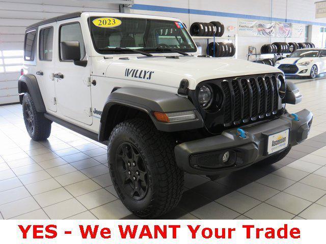 used 2023 Jeep Wrangler 4xe car, priced at $28,900