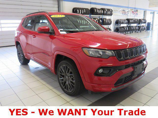 used 2023 Jeep Compass car, priced at $22,500