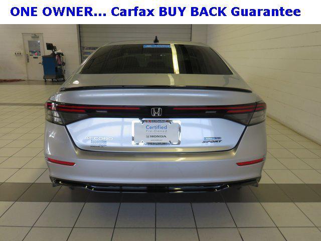 used 2024 Honda Accord Hybrid car, priced at $32,622