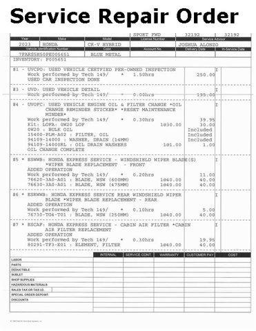 used 2023 Honda CR-V Hybrid car, priced at $30,500