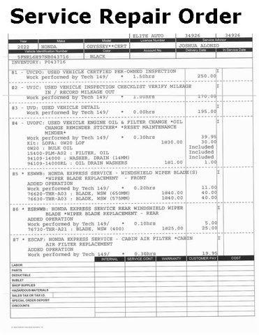 used 2022 Honda Odyssey car, priced at $37,500