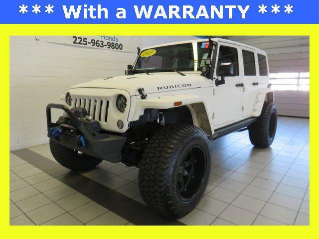 used 2015 Jeep Wrangler Unlimited car, priced at $28,000