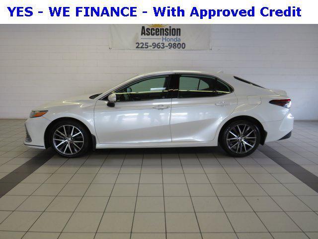 used 2021 Toyota Camry car, priced at $25,000