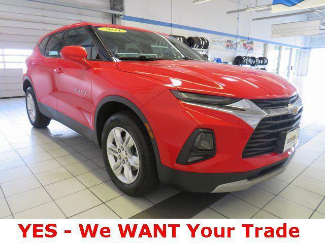 used 2021 Chevrolet Blazer car, priced at $21,000