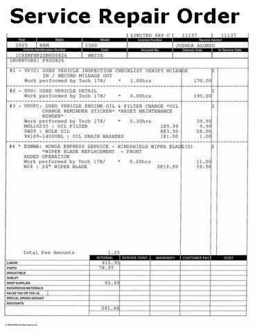 used 2025 Ram 1500 car, priced at $59,000