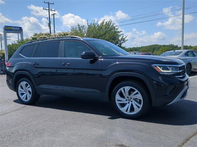 used 2021 Volkswagen Atlas car, priced at $25,000