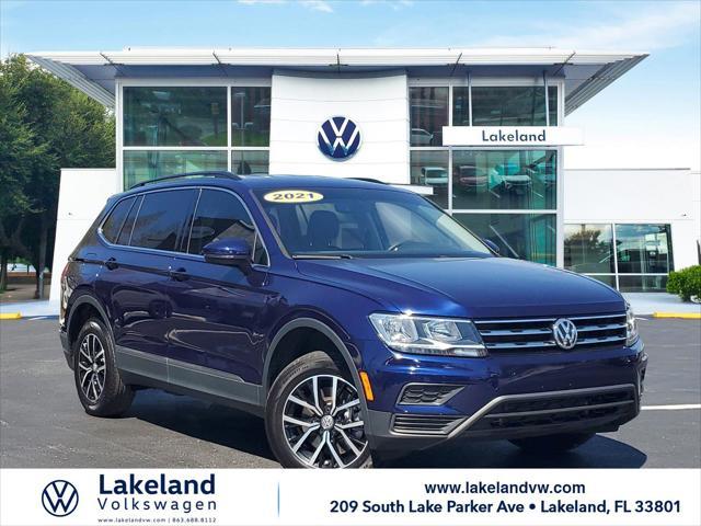 used 2021 Volkswagen Tiguan car, priced at $17,422