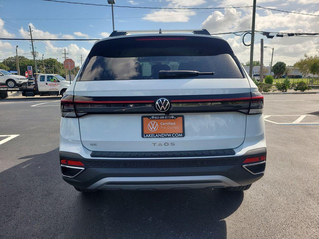 used 2025 Volkswagen Taos car, priced at $27,800