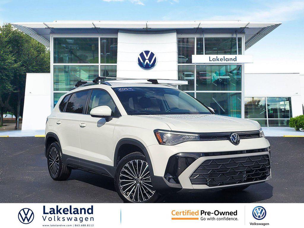 used 2025 Volkswagen Taos car, priced at $27,800