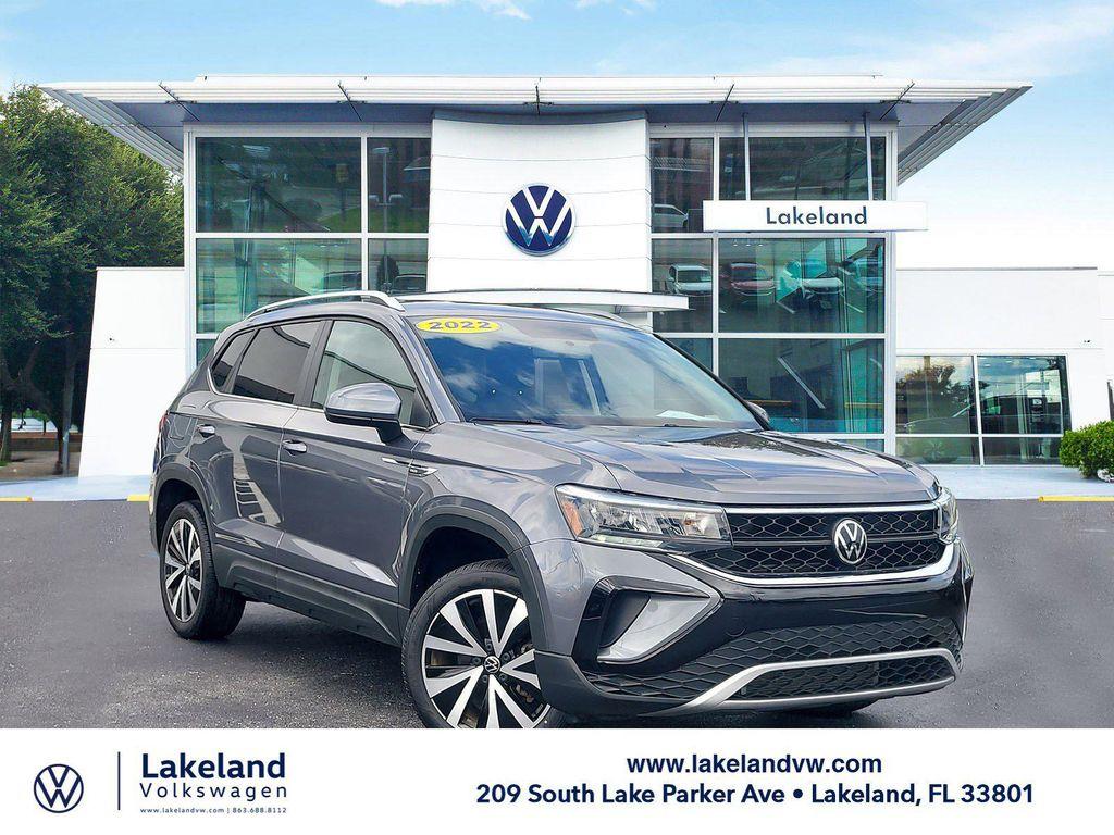 used 2022 Volkswagen Taos car, priced at $17,009