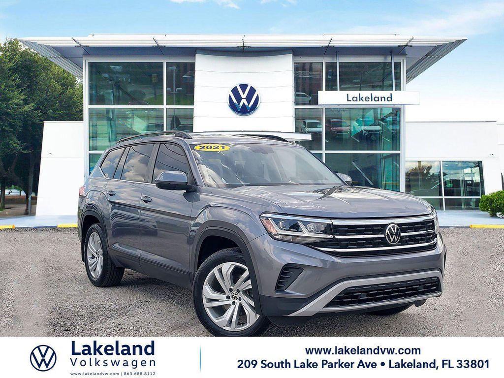 used 2021 Volkswagen Atlas car, priced at $21,426