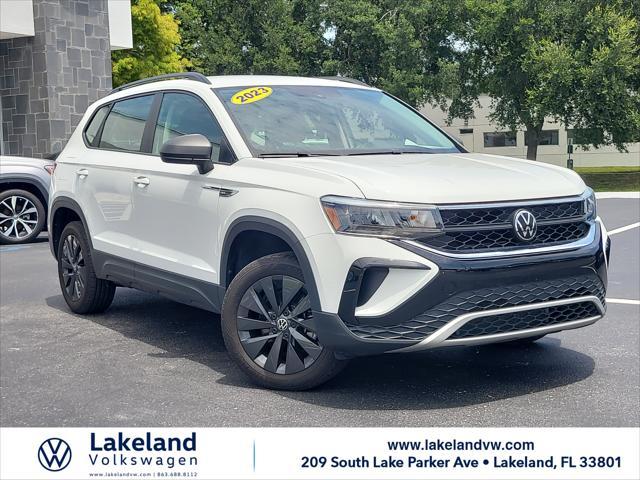 used 2023 Volkswagen Taos car, priced at $19,387