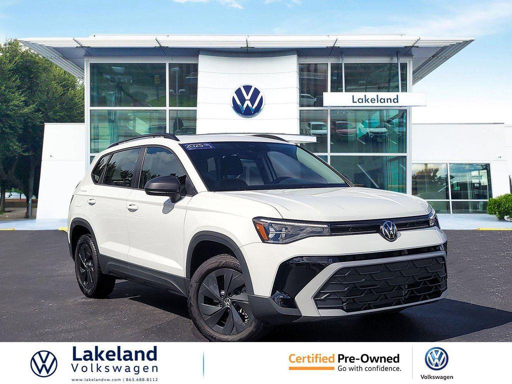 used 2025 Volkswagen Taos car, priced at $22,000