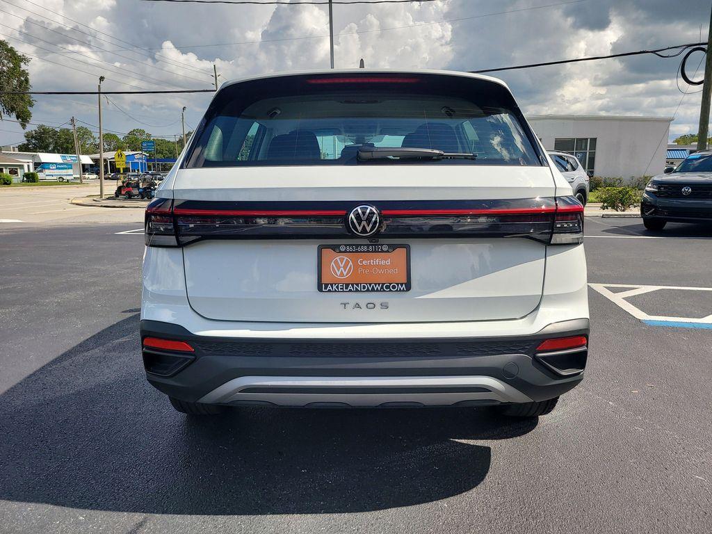 used 2025 Volkswagen Taos car, priced at $22,000