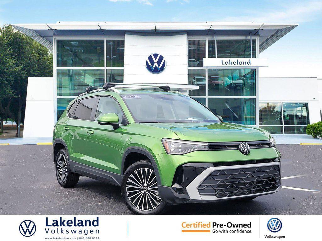 used 2025 Volkswagen Taos car, priced at $28,000
