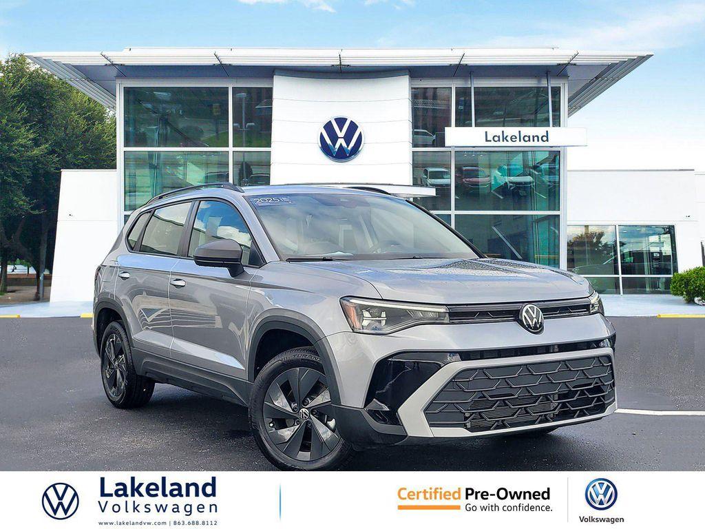 used 2025 Volkswagen Taos car, priced at $23,900