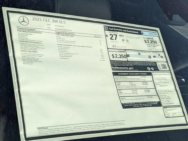 used 2025 Mercedes-Benz GLC 300 car, priced at $46,777