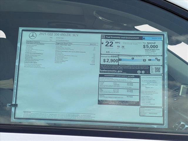 new 2025 Mercedes-Benz GLE 350 car, priced at $70,245