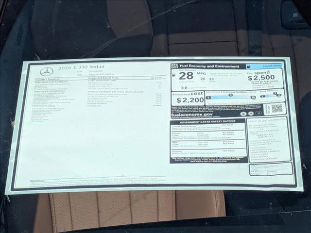 new 2026 Mercedes-Benz E-Class car, priced at $71,550