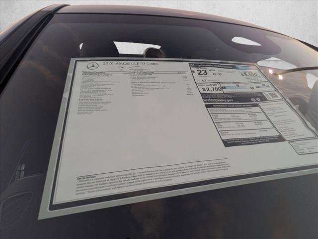new 2026 Mercedes-Benz AMG CLE 53 car, priced at $85,350