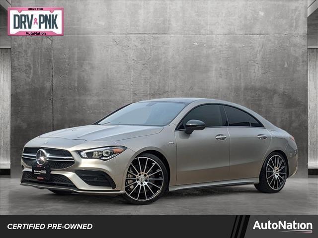 used 2020 Mercedes-Benz AMG CLA 35 car, priced at $39,395