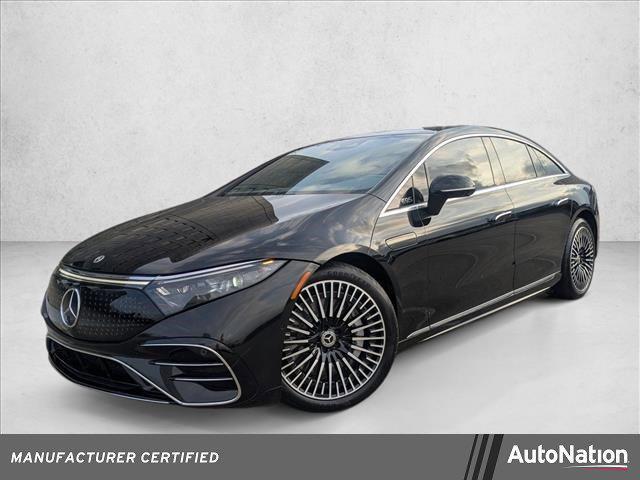 used 2022 Mercedes-Benz EQS 580 car, priced at $42,991