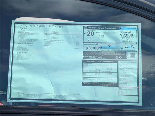 new 2026 Mercedes-Benz AMG GLE 53 car, priced at $98,320