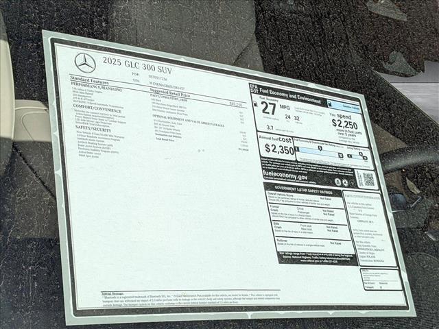 new 2025 Mercedes-Benz GLC 300 car, priced at $51,300