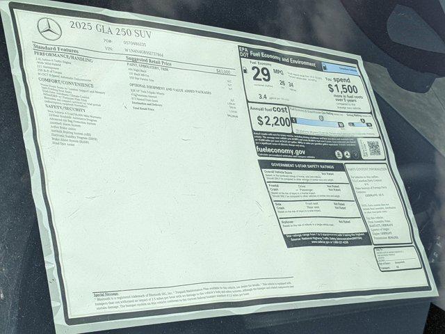 used 2025 Mercedes-Benz GLA 250 car, priced at $40,777