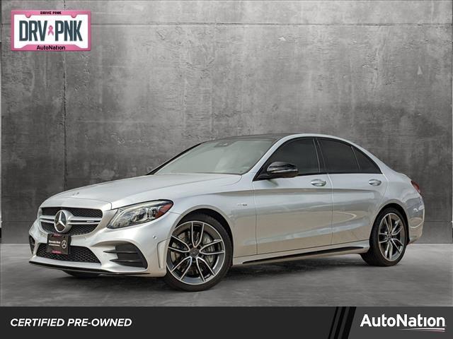 used 2020 Mercedes-Benz AMG C 43 car, priced at $48,963