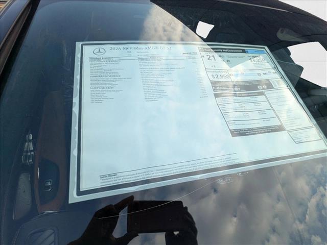 new 2026 Mercedes-Benz AMG GT 53 car, priced at $132,180