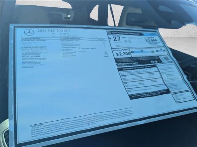 new 2026 Mercedes-Benz GLC 300 car, priced at $53,050