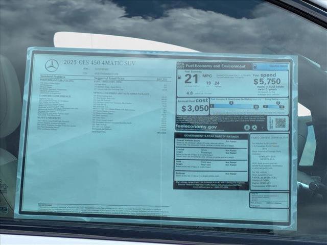 new 2025 Mercedes-Benz GLS 450 car, priced at $97,430