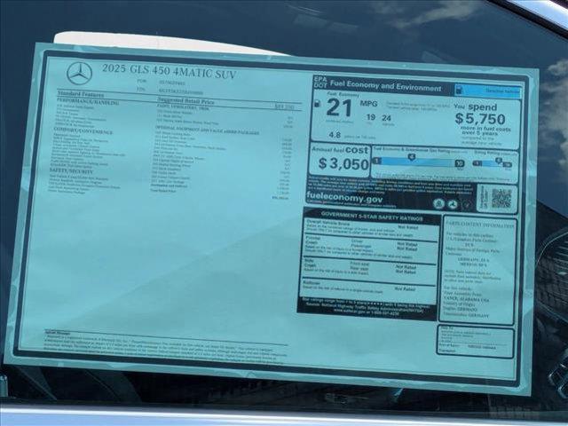 new 2025 Mercedes-Benz GLS 450 car, priced at $96,380
